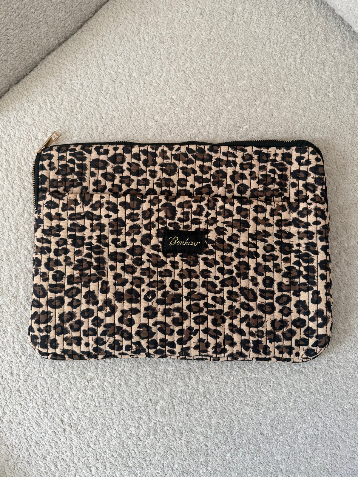 POCHETTE D'ORDINATEUR LÉOPARD