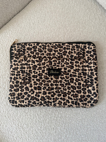 POCHETTE D'ORDINATEUR LÉOPARD