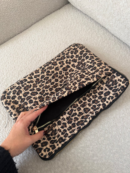 POCHETTE D'ORDINATEUR LÉOPARD