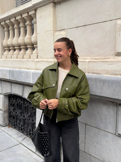 VESTE MORGANE OLIVE