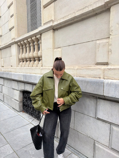 VESTE MORGANE OLIVE