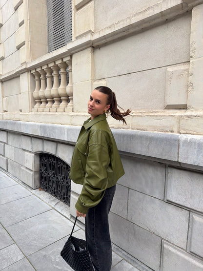 VESTE MORGANE OLIVE